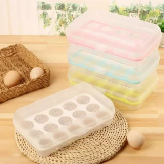 Plastic Egg Holder Egg Holder With Lid | Plastic Egg holder For Fridge | Egg holder Container | Egg Storage Box | Egg Holder Price in Pakistan
