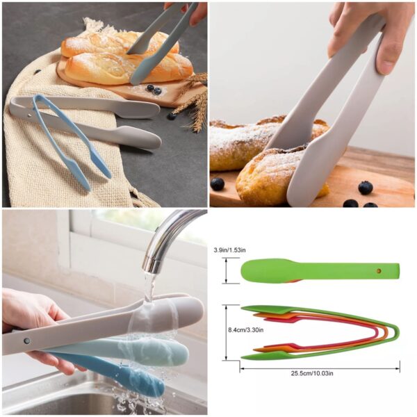 Non Stick Tong | Silicone Tong Set | Serving Tong | Cooking Tong | Kitchen Tong Set | Silicone Tong Set price in Pakistan | Silicone Tong Handle