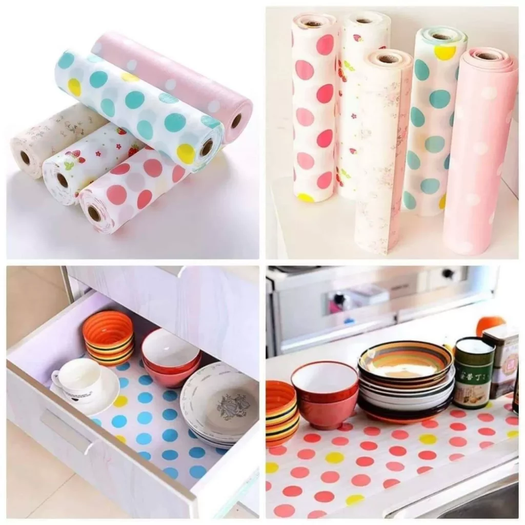 colorful drawer liner - drawer mat - drawer paper - Drawer Shelf Liner - non slip drawer liner - anti slip drawer mat