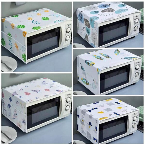 Dustproof Microwave Cover - Microwave Cover - Kitchen Gadget Microwave Oven Cover - Microwave Oven Cover - Microwave Lid Cover Cloth