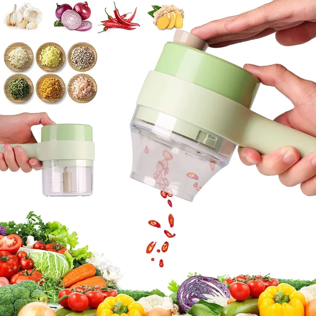 wireless - handheld chopper - wireless chopper - vegetable cutter - rechargeable chopper - portable food chopper - multifunctional vegetable chopper