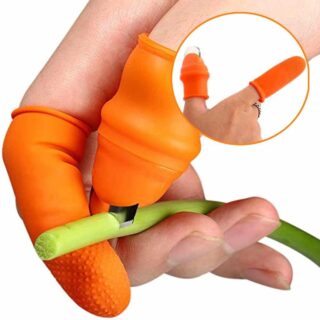 thumb cutter vegetable | thumb cutter | thumb cutter tool | vegetable cutter | silicone finger protector | anti slip thumb cutter