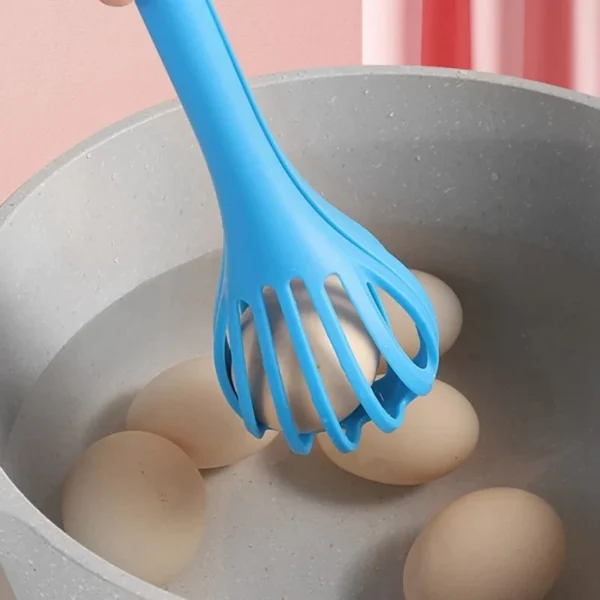 Plastic Egg Tong | Plastic Egg Tong Price in Pakistan | Multipurpise Tong | Plastic Tong | Anti Slip Tong | Noodles Holder | 2 in 1 Whisk and Tong
