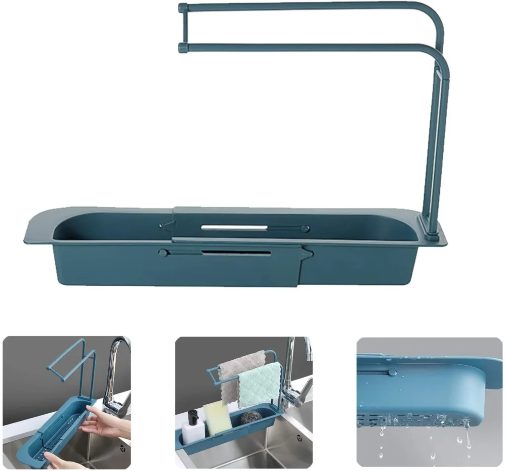 Telescopic Sink Storage Rack | Adjustable Sink Storage Rack | Telescopic Sink Storage Rack Price in Pakistan | Kitchen Storage Rack | Sink Storage Rack