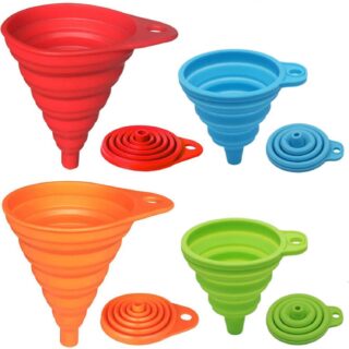Foldable Kitchen Funnel | Foldable Kitchen Funnel Price in Pakistan | Funnel | Liquid Oil Hopper | Silicone Funnel | Kitchen Funnel