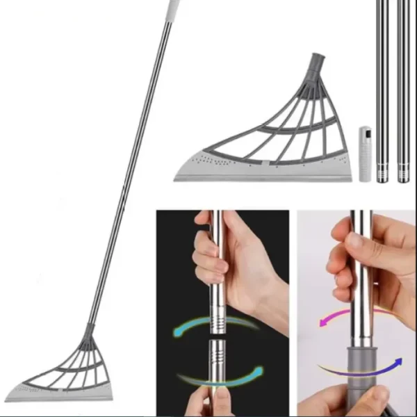 Magic Wiper | Magic Wiper Price in Pakistan | 2 In 1 Multifunction Magic Broom Wiper Scraper | Sueea Magic Wiper Broom | Silicone Mop for Wash Floor